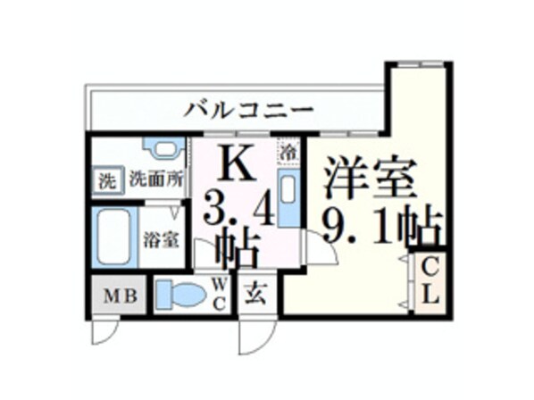 GROOVE平野（旧：インペリアル平野）の物件間取画像